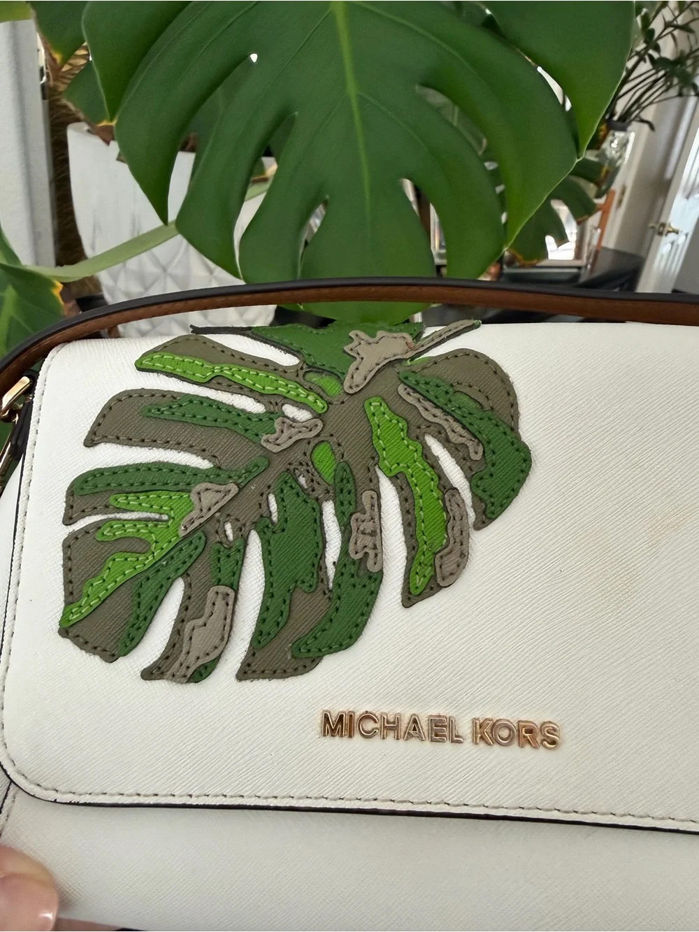 Michael Kors Monstera Leaf 🌿Crossbody Shoulder Bag